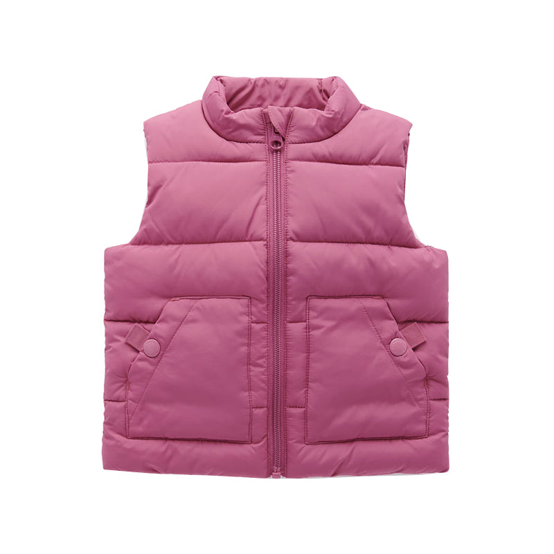 Puffer Vest in Quartz Pink