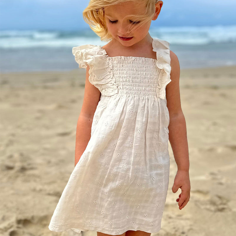 Cloud Smocked Dress