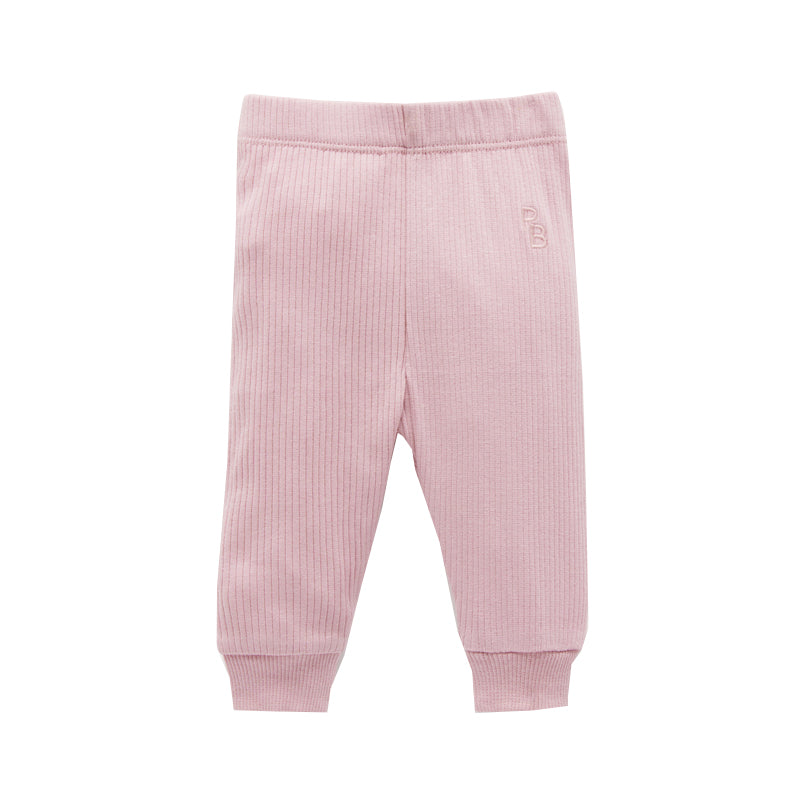 Purebaby Crab Apple Rib Leggings Little Suite