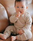 Baby Cashmere Growsuit Beige