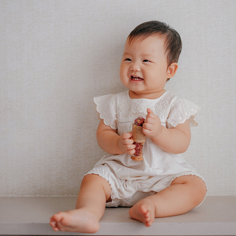 Baby girl white ruffle top online