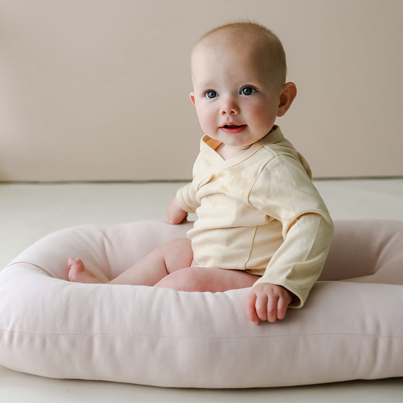 snuggle me organic infant lounger petal pink baby bed