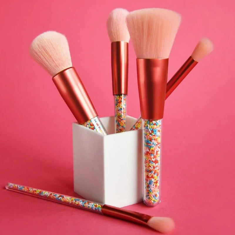 no nasties kids sprinkle make up brush set