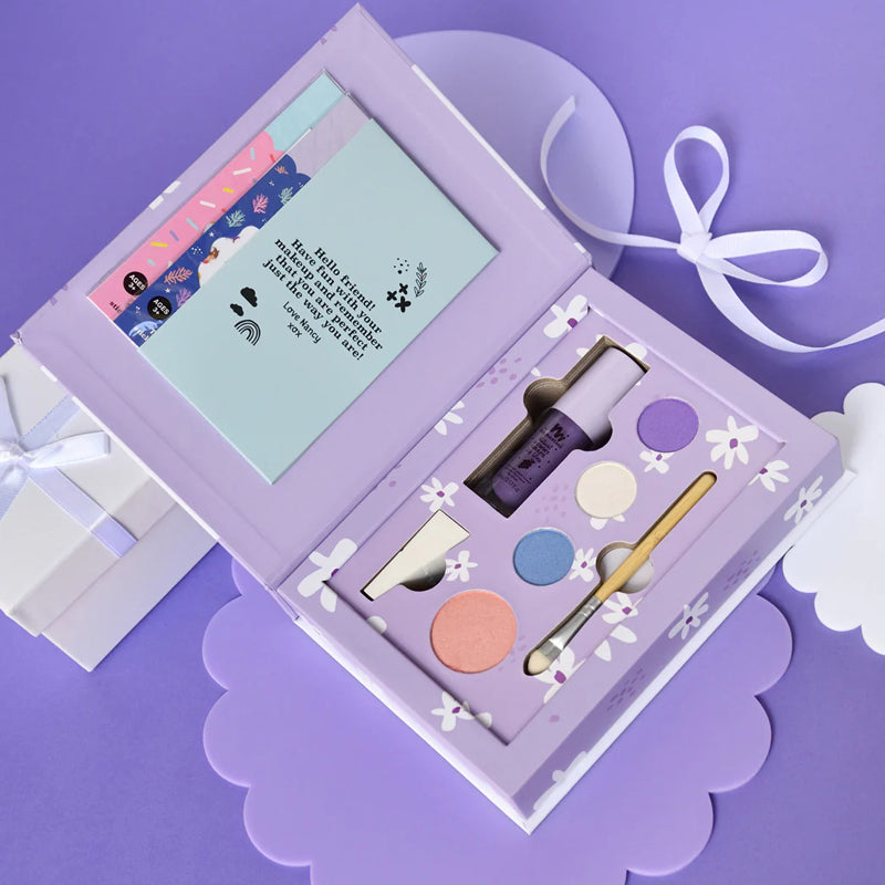 no nasties kids nancy purple Pressed Powder Make Up Gift Set little girls make up