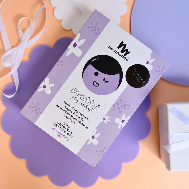 no nasties kids nancy purple Pressed Powder Make Up Gift Set little girls make up