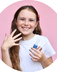 Unscented Kids Peelable Nail Polish | Mermaid Blue