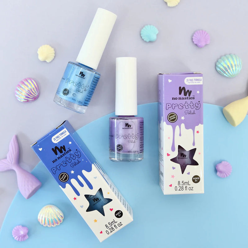 no nasties kids nail polish unscented blue kids make up