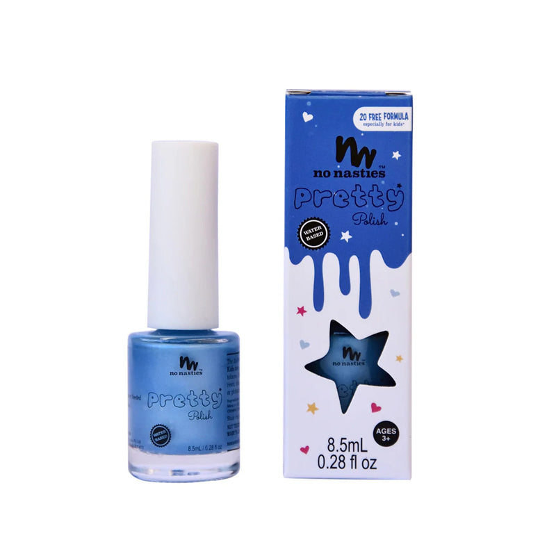 no nasties kids nail polish unscented blue