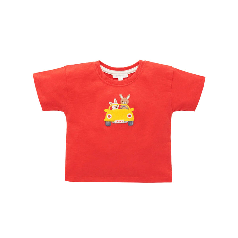 purebaby organic beep beep bunny tee baby tee