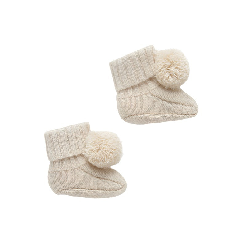 purebaby cashmere booties baby winter clothes