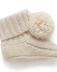 Baby Cashmere Booties - Beige