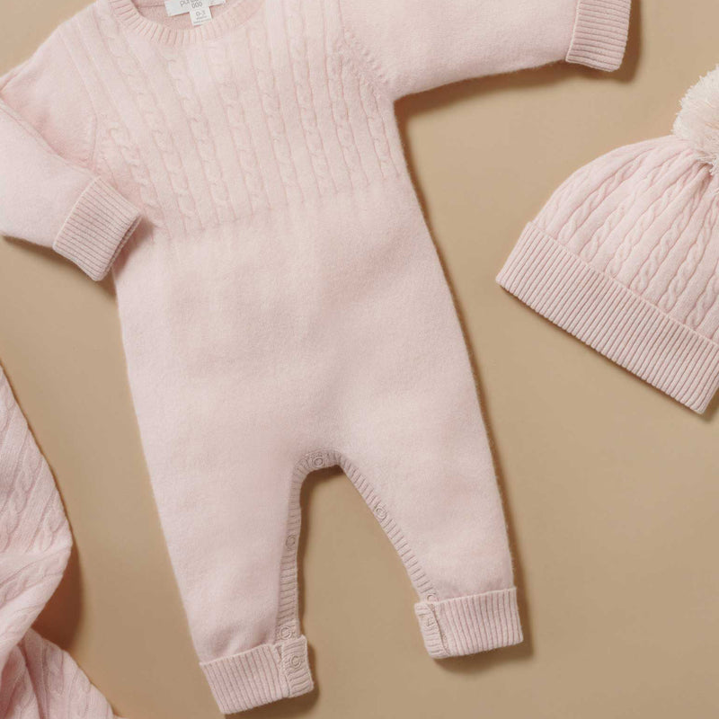 purebaby cashmere romper baby winter clothes