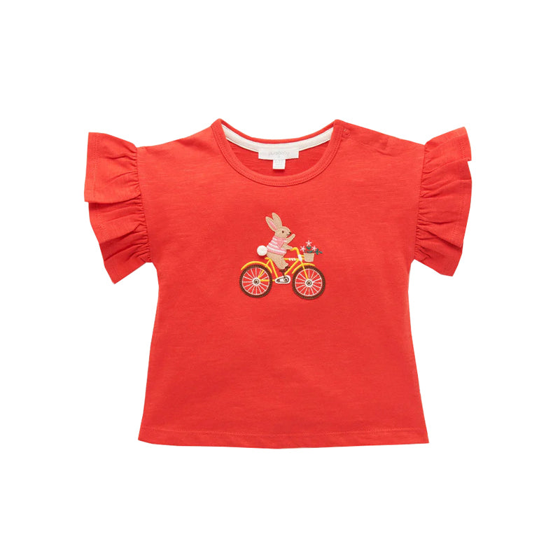 purebaby organic happy bunny tee baby tee