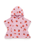 purebaby hooded towel strawberry kids towel