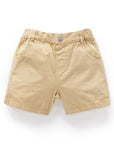 purebaby organic kids knee length shorts