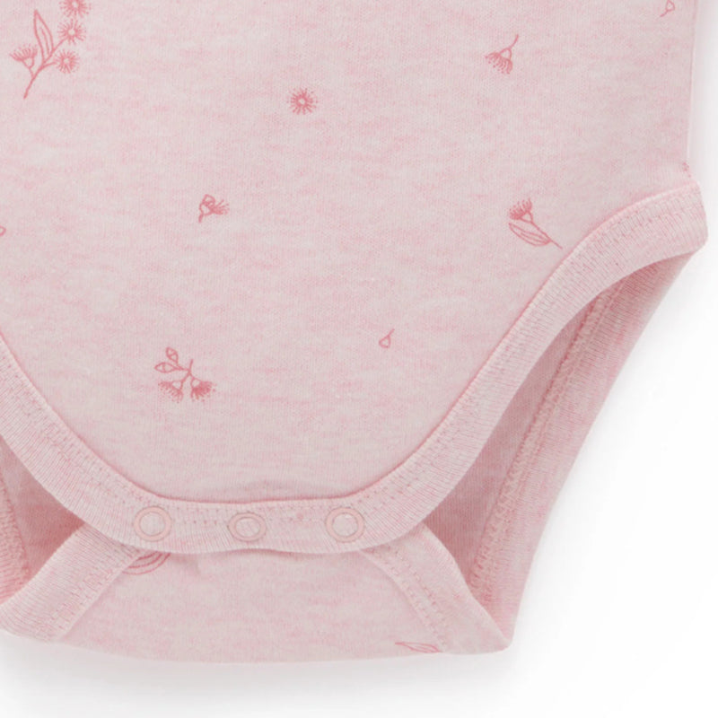 Easy Neck L/S Bodysuit Pink Blossom (Pack of 2)