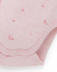 Easy Neck L/S Bodysuit Pink Blossom (Pack of 2)