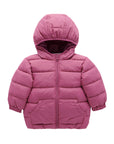 purebaby organic puffer jacket baby winter jacket pink