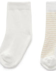 Wheat Vanilla Organic Socks (Set of 3)