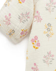 Posie Floral Crinkle Cotton Growsuit