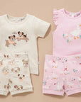 purebaby organic baby toddler pyjama set