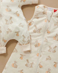 Padded Sleeve Onesie Easter Bunny