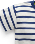 Navy Striped Relaxed Tee