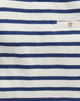 Navy Striped Relaxed Tee