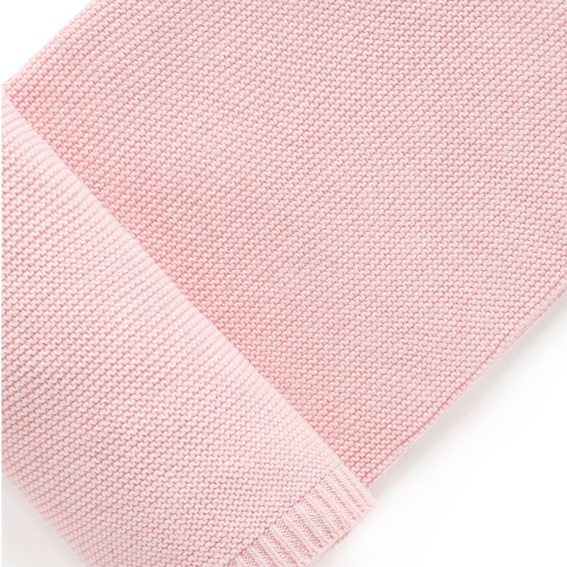 Textured Blanket Pink Melange