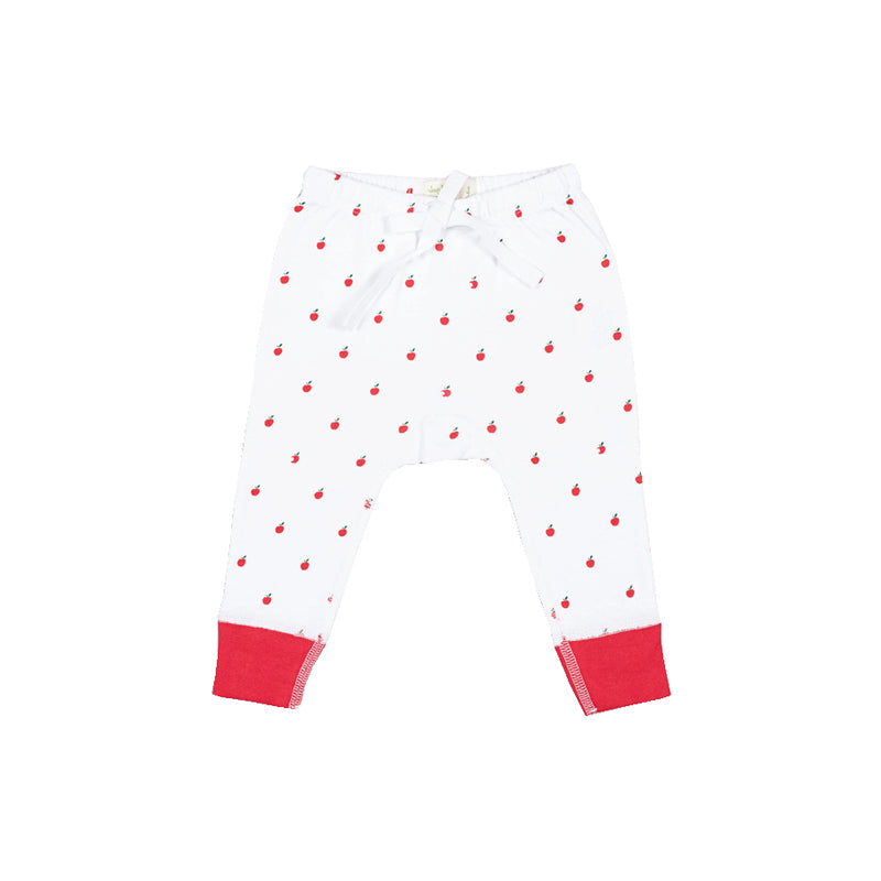 sapling child apple pants newborn baby organic cotton bottom