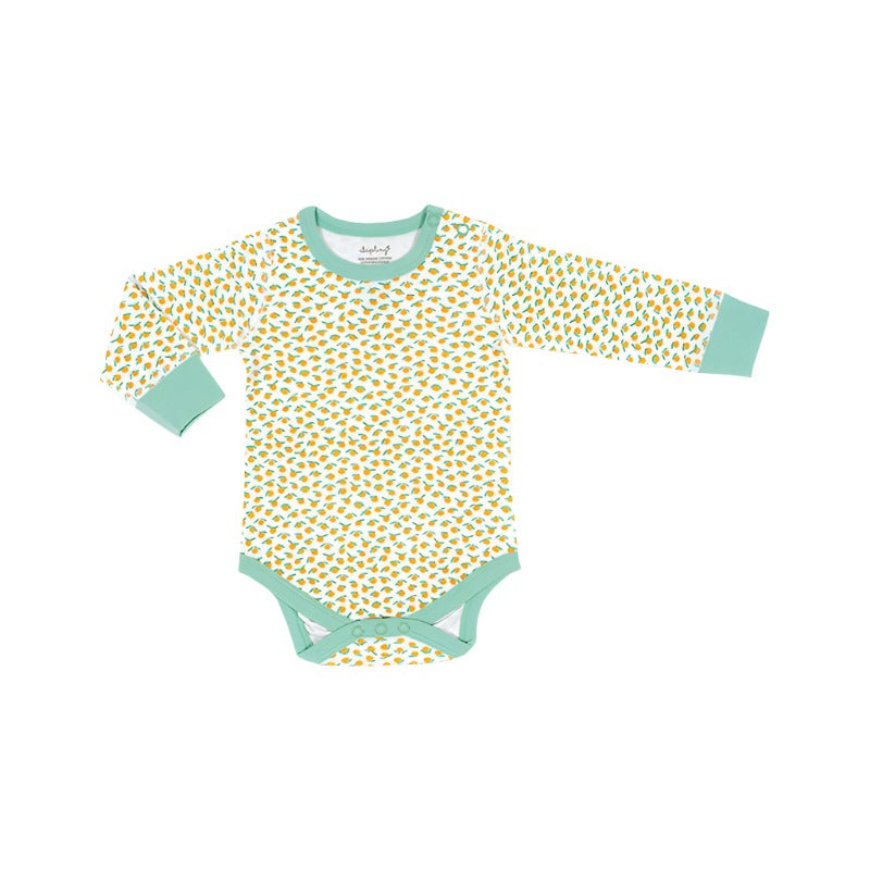 sapling clementine bodysuit organic cotton baby onesie