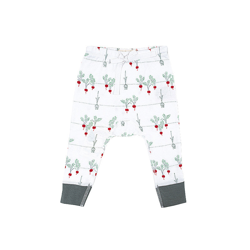 sapling radish pants organic cotton baby pants