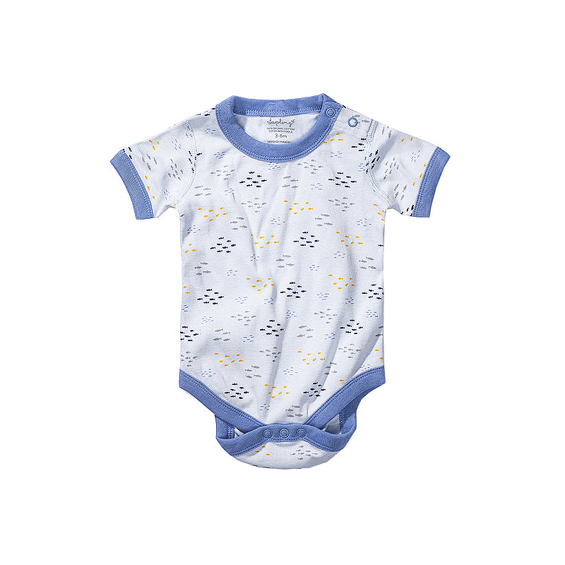 sapling sardines bodysuit organic cotton baby onesie