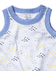 sapling sardines tank top organic cotton baby tank