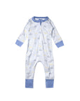 sapling sardines zip romper organic cotton romper