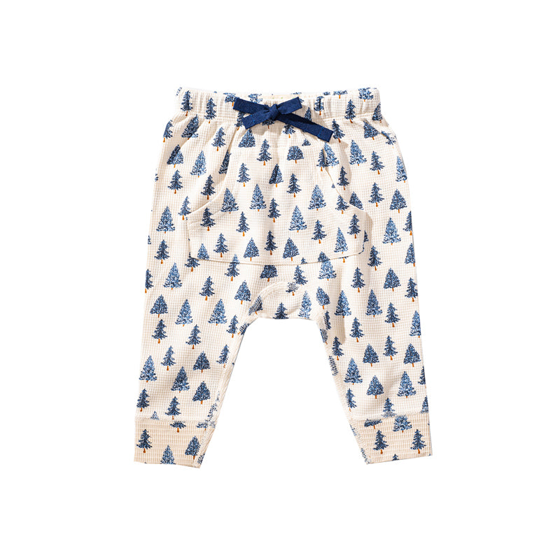 sapling child pine tree waffle pants baby pants