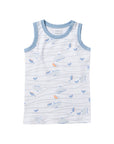 sapling whales tank top organic cotton baby top