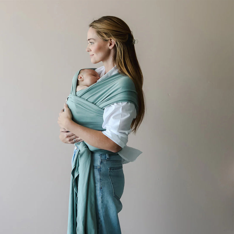 snuggle me organic baby wraps babywearing newborn baby slate motherhood