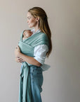 snuggle me organic baby wraps babywearing newborn baby slate motherhood