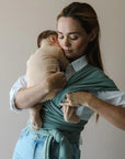 snuggle me organic baby wraps babywearing newborn baby slate motherhood