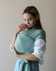 snuggle me organic baby wraps babywearing newborn baby slate motherhood