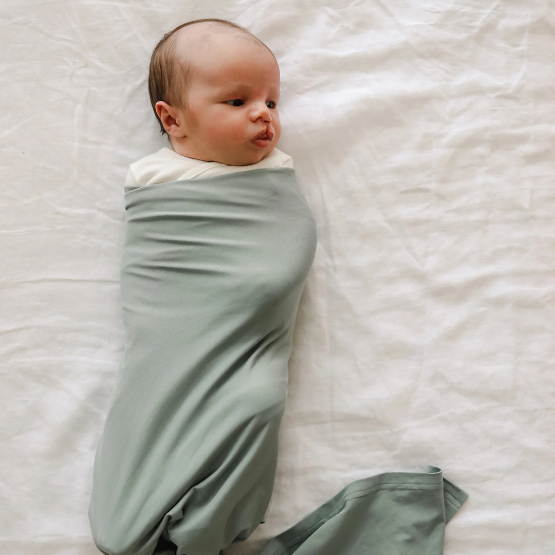 snuggle me organic infant newborn swaddle slate