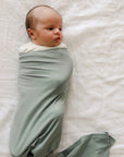 snuggle me organic infant newborn swaddle slate