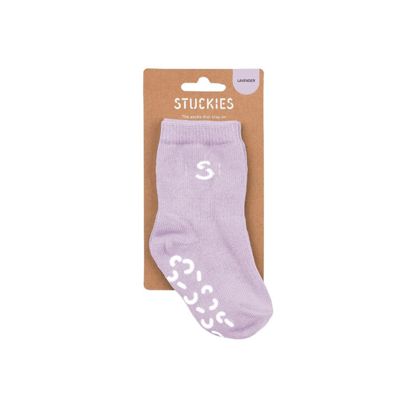 stuckies sweden kids anti slip socks lavender