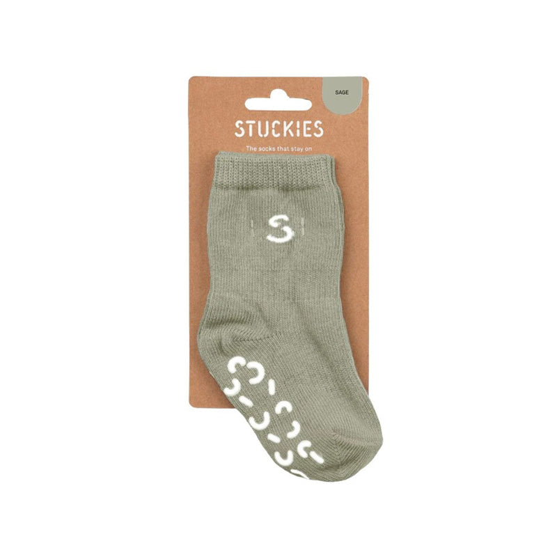 stuckies sweden kids anti slip socks sage