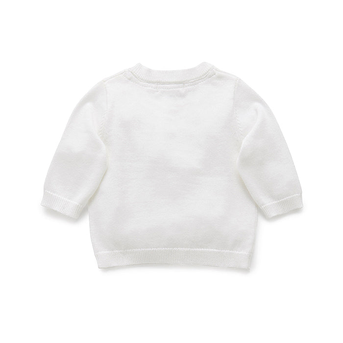 Newborn on sale white cardigan