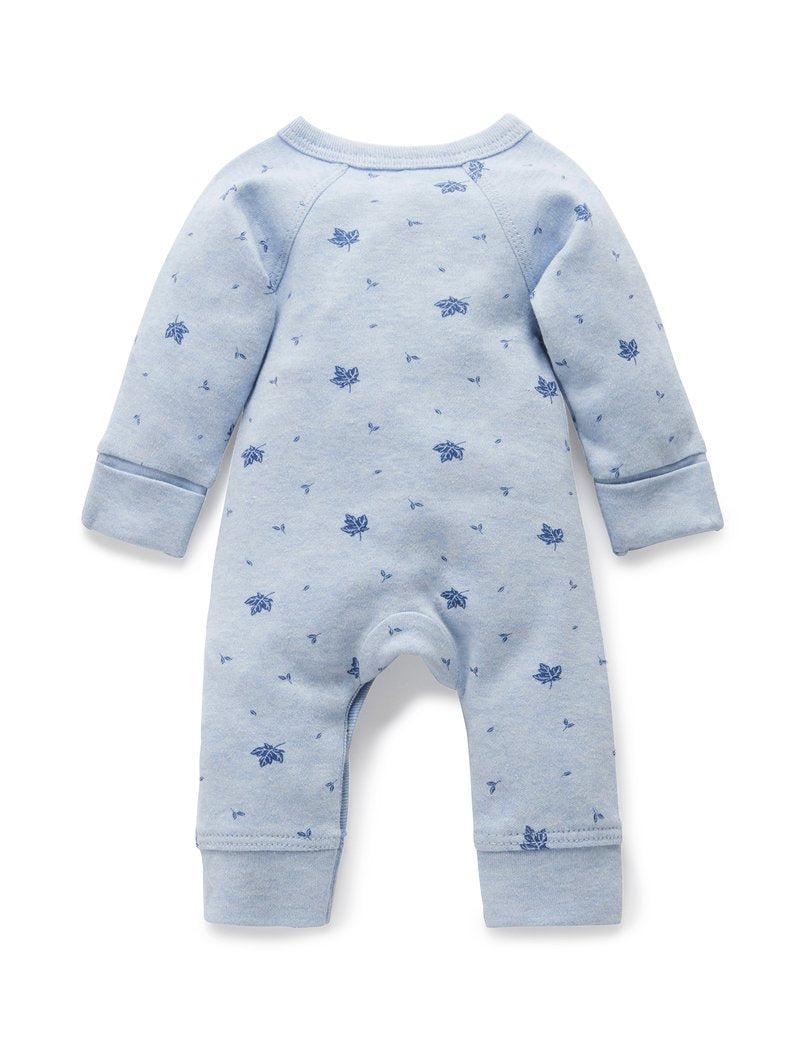 Premi Crossover LS Growsuit in Pale Blue Leaf