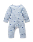 Premi Crossover LS Growsuit in Pale Blue Leaf