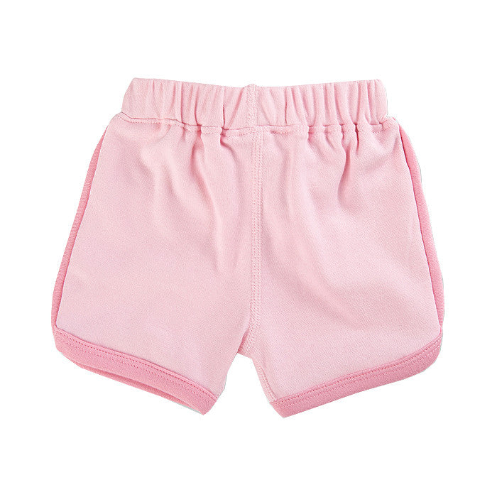 Heather Pink Baby Shorts