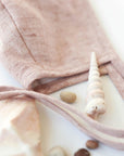 Briar Baby Blush Linen Bonnet